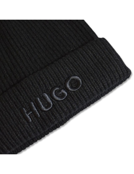 Czapka zimowa hugo boss styl social hat z dodatkiem wełny i kaszmiru - 50500970-001