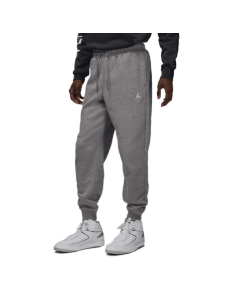 Spodnie sportowe męskie jordan brooklyn fleece szare - fv7277-091
