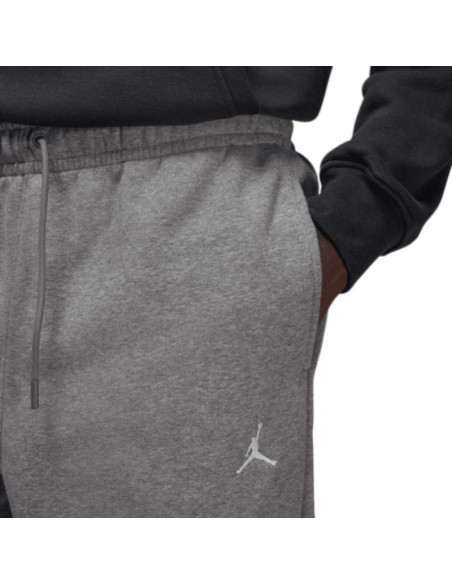 Spodnie sportowe męskie jordan brooklyn fleece szare - fv7277-091