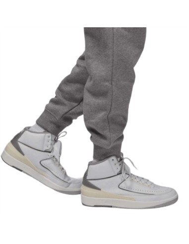 Spodnie sportowe męskie jordan brooklyn fleece szare - fv7277-091