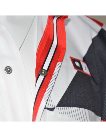 Koszulka air jordan quai 54 printed shooting shirt white - dm0754-100