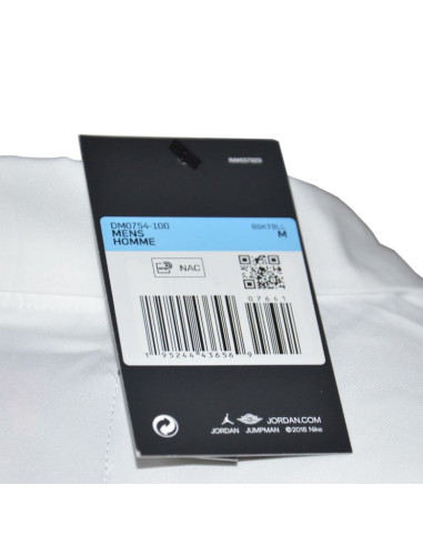 Koszulka air jordan quai 54 printed shooting shirt white - dm0754-100