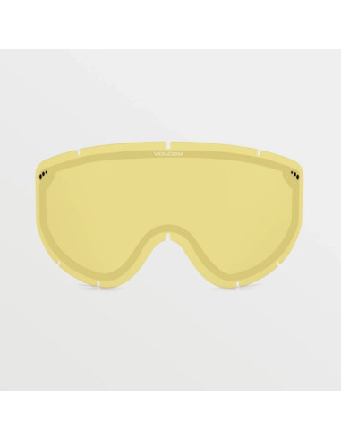 Gogle snowboardowe volcom footprints white rerun/silver chrome lustra srebne  (vg0622316)