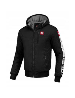 Męska kurtka przejściowa wiosenna pit bull west coast cabrillo summer hooded czarna - 5230139