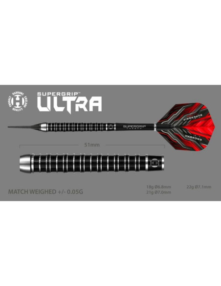 Rzutki harrows supergrip ultra 90% softi