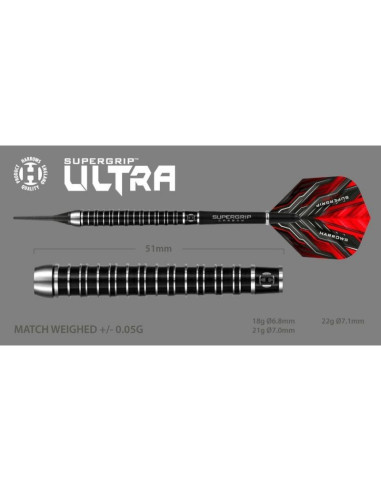 Rzutki harrows supergrip ultra 90% softi