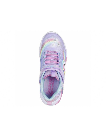 Skechers s lights - unicorn chaser 302298l-lvmt lavender/multi