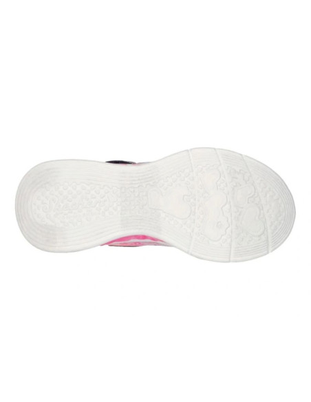 Skechers s-lights flutter heart lights - simply love 302315l-nvmt navy/multi