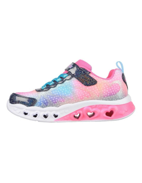 Skechers s-lights flutter heart lights - simply love 302315l-nvmt navy/multi