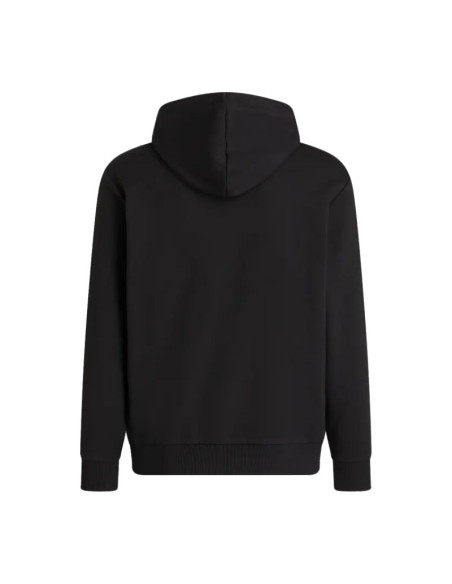 Bluza z kapturem calvin klein jeans czarna - lz04re281g-ub1