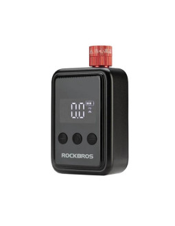 Rockbros pompka elektryczna z wyświetlaczem czarna