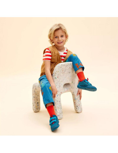 Affenzahn sneaker knit happy shark (afz-hbs-121-341)