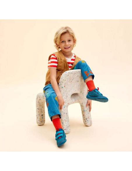 Affenzahn sneaker knit happy shark (afz-hbs-121-341)