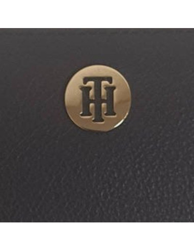 Portfel damski tommy hilfiger th core large czarny - aw0aw08011 cjm