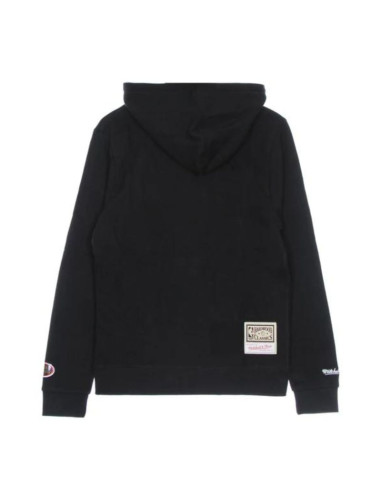 Bluza z kapturem mitchell & ness nba cropped logo chicago bulls czarna