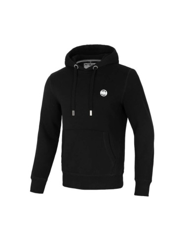 Męska bluza z kapturem pit bull west coast small logo czarna- 1220239