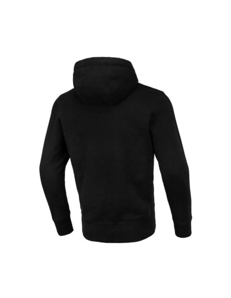 Męska bluza z kapturem pit bull west coast small logo czarna- 1220239