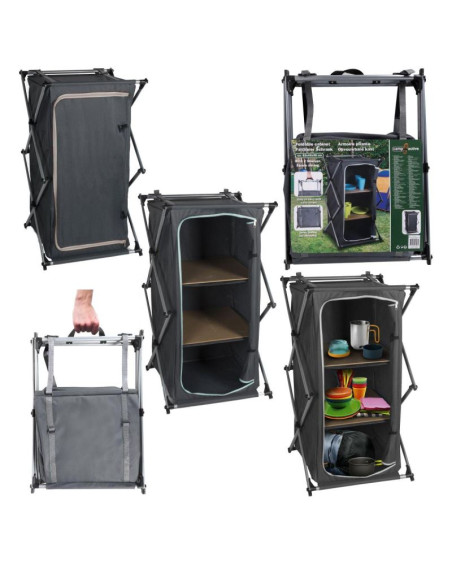 Szafa turystyczna składana z 3 półkami 49x53x95cm camp active