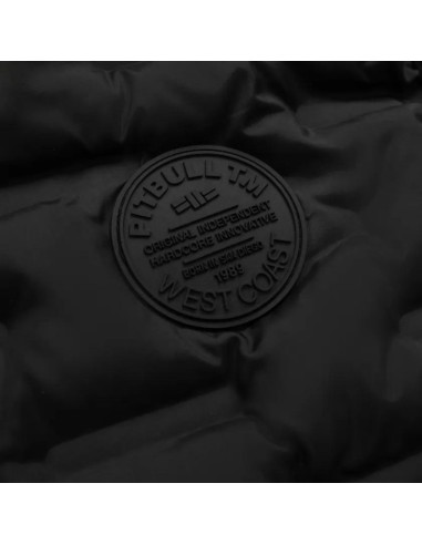 Bezrękawnik męski z kapturem kamizelka czarna pit bull eclipse hooded  - 5240129