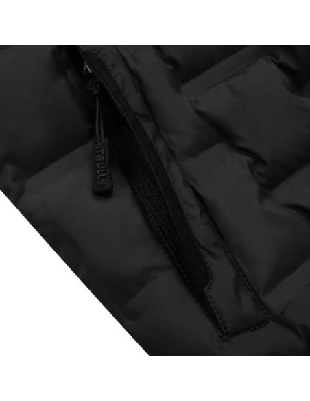 Bezrękawnik męski z kapturem kamizelka czarna pit bull eclipse hooded  - 5240129