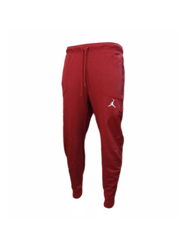 Spodnie sportowe męskie czerwone air jordan dri-fit training fleece - dq7890-613