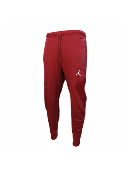 Spodnie sportowe męskie czerwone air jordan dri-fit training fleece - dq7890-613