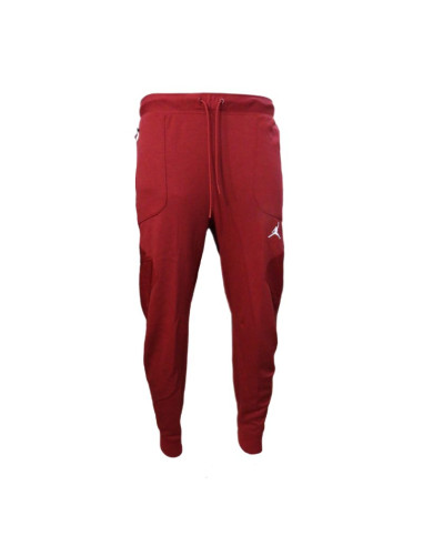 Spodnie sportowe męskie czerwone air jordan dri-fit training fleece - dq7890-613