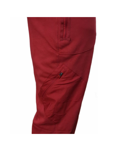 Spodnie sportowe męskie czerwone air jordan dri-fit training fleece - dq7890-613