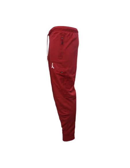 Spodnie sportowe męskie czerwone air jordan dri-fit training fleece - dq7890-613