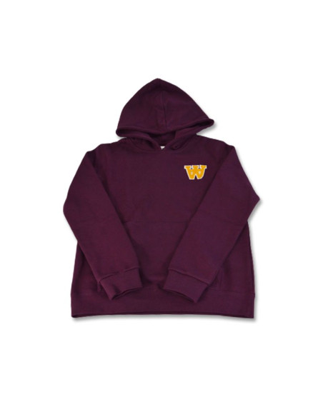 Bluza dziecięca wood wood izzy aa  burgundy - 10235605-2424-burgundy