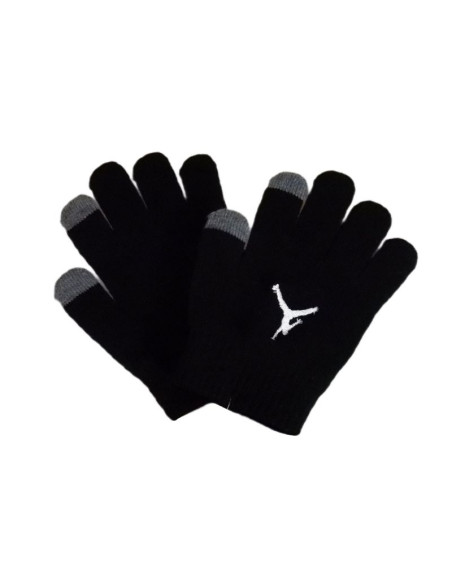 Zestaw dziecięcy czapka zimowa + rękawiczki air jordan essential beanie set czarny - 9a0836-023