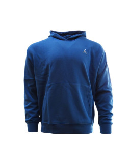 Bluza z kapturem air jordan essentials looped fleece hoodie niebieska - fq3678-457