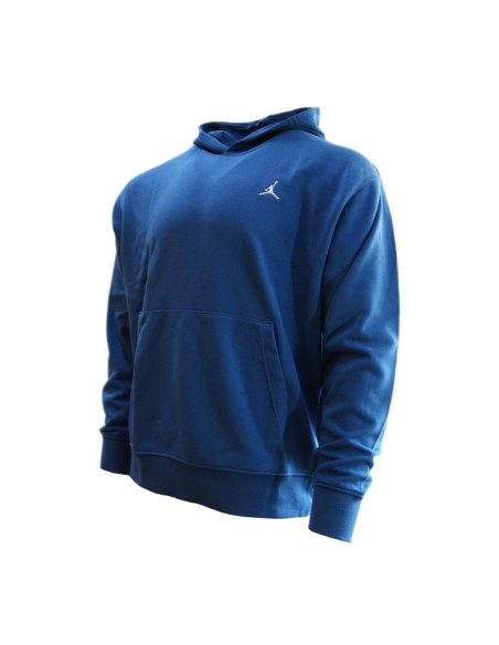 Bluza z kapturem air jordan essentials looped fleece hoodie niebieska - fq3678-457
