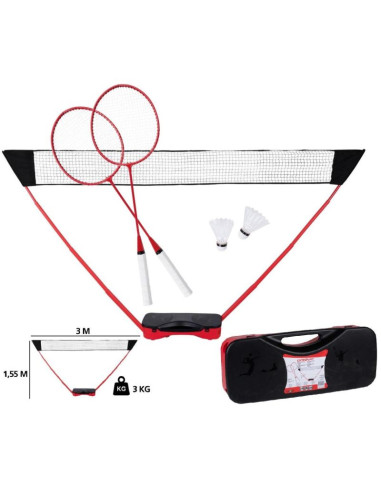 Zestaw plażowo-ogrodowy do badmintona 5w1 donnay