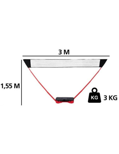 Zestaw plażowo-ogrodowy do badmintona 5w1 donnay