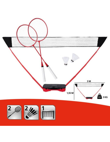 Zestaw plażowo-ogrodowy do badmintona 5w1 donnay