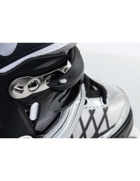 Łyżworolki-wrotki-łyżwy 4w1 enero pro led 34-37 szare