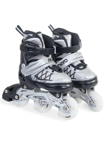 Łyżworolki-wrotki-łyżwy 4w1 enero pro led 26-29 szare