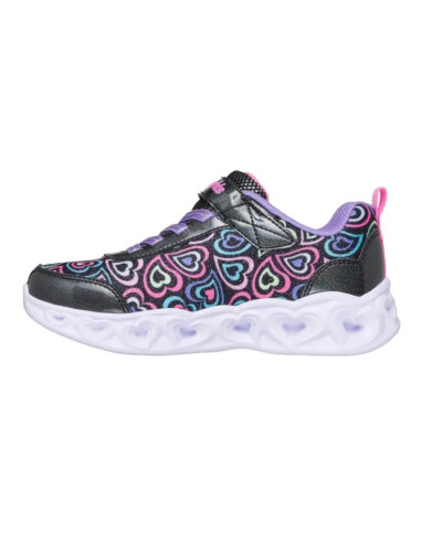Skechers s-lights heart lights-boogie love 303257l-bkmt black/multi