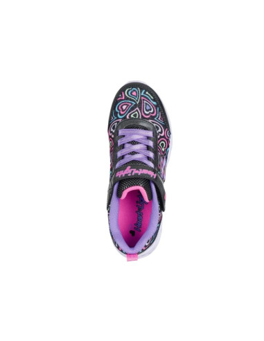 Skechers s-lights heart lights-boogie love 303257l-bkmt black/multi