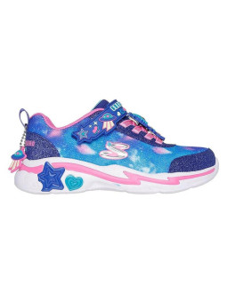 Skechers snuggle sneaks skech squad 302214l-nvmt navy/multi 2