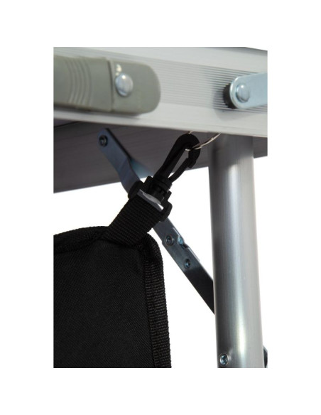 Stolik turystyczny składany kempingowy 120x47x70/62/54cm z szafą 33x30x36cm