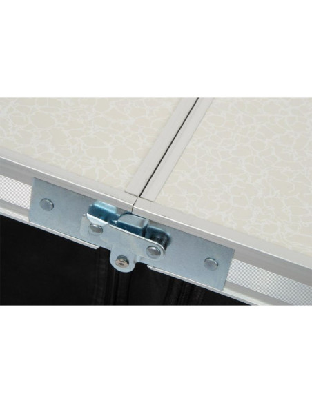 Stolik turystyczny składany kempingowy 120x47x70/62/54cm z szafą 33x30x36cm