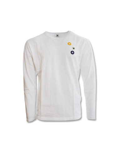 Bluzka wood wood mel patches longsleeve white - 10235402-2323-white