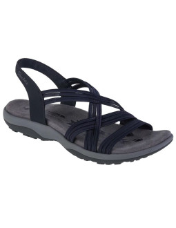 Skechers reggae slim simply stretch sandals 163023-nvy granatowe 36