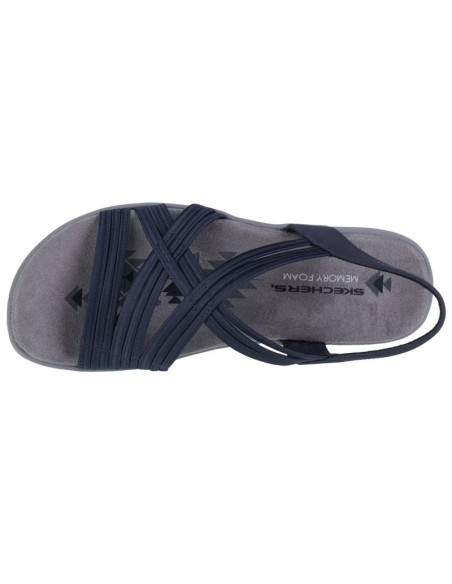 Skechers reggae slim simply stretch sandals 163023-nvy granatowe 36