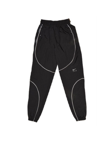 Damskie spodnie koszykarskie nike retro fly swoosh pants black/white - cz3953-010