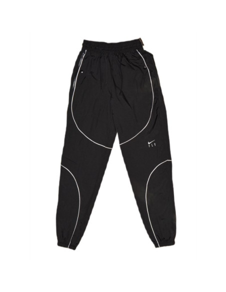 Damskie spodnie koszykarskie nike retro fly swoosh pants black/white - cz3953-010