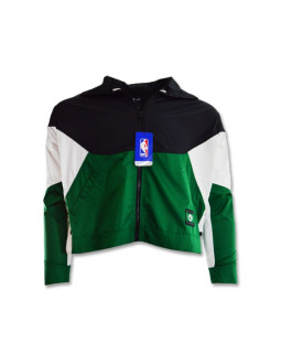 Damska sportowa kurtka wiatrówka nike performance nba boston celtics - av0638-010