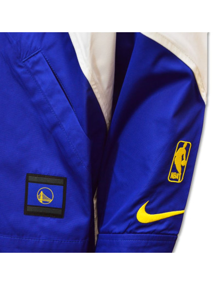 Damska kurtka wiatrówka nike performance nba golden state warriors - av0641-728